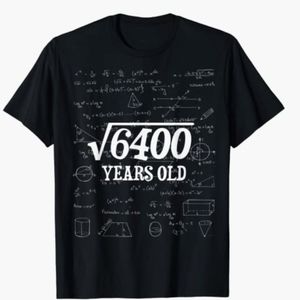Mens t-shirt for 80 yr old
